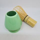 Matcha Whisk Holder Green - with Whisk