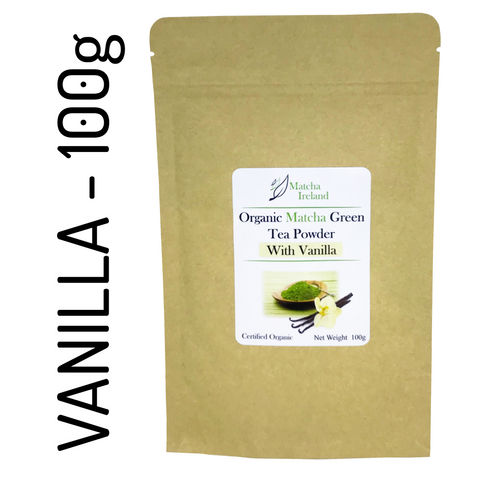 100g - Vanilla Blend - Organic Ceremonial Grade Matcha Green Tea Powder